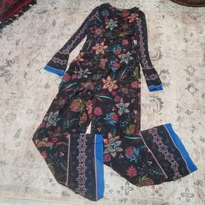 Petit Pois By Viviana G. Bird of Paradise Mesh Jumpsuit.